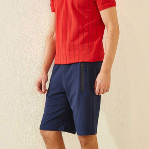 Wholesale Wholesale Mens Summer Gym Workout Quick Dry Sports Jogger Shorts Custom Zip Pocket <b>Knee</b> Length Baggy Basketball Shorts for Men Made by Styliteintl - Product Image 4