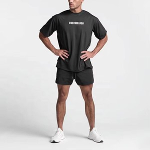 Camiseta Deportiva de Gimnasio de Lujo Premium de Diseñador OEM, Lisa y sin Estampado para Hombre - Product Image 1