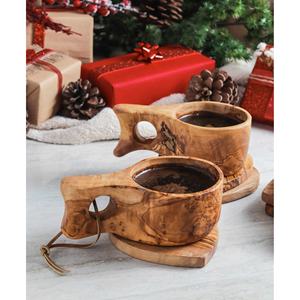 Handmade Eco-Friendly Wooden Kuksa Cup Bohemian Style Outdoor Use Premium <b>Drinkware</b> - Product Image 5
