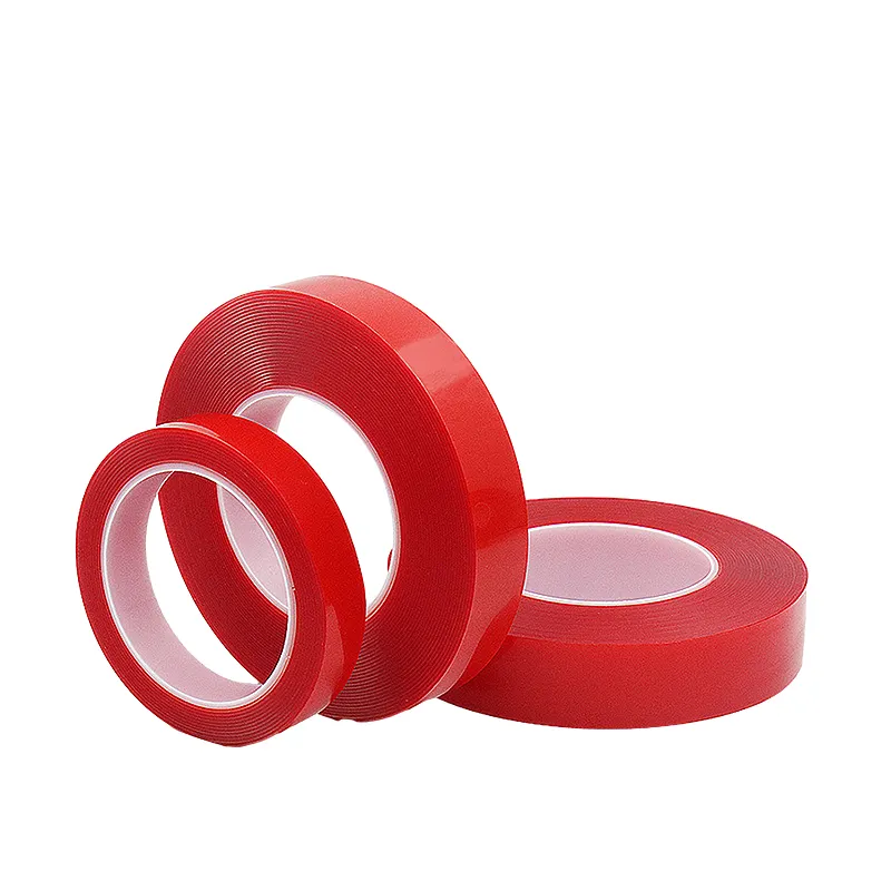 Aangepaste Lengte Nano Tape Transparante Hoge Temperatuur Resistente Rode Film Acryl Foam Tape