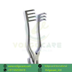 Écarteur de haute qualité en gros 5.5 pouces à griffes émoussées en acier inoxydable poignée durable avec poignée en anneau de doigt dans un style unique - Product Image 4