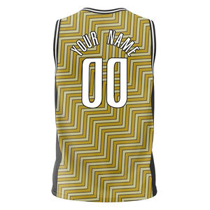 Diseño personalizado Retro sublimación Reversible Antibacteriano Impreso Baloncesto Adulto Uniforme Jersey Kit Set - Product Image 4
