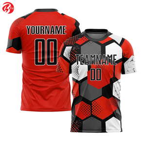 Mới Nhất Thiết Kế Đào Tạo Thể Thao Bóng Đá Đồng Phục Người Lớn Tự Động Cắt Áo Sơ Mi & Tops Bóng Đá Mặc Bóng Đá Jersey - Product Image 4