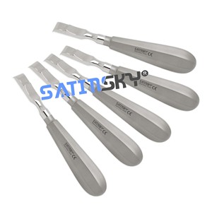 Elevador periostal Adson recto, hoja semichispaña de 6 mm de ancho, instrumentos quirúrgicos ortopédicos premium al por mayor de alta calidad - Product Image 5