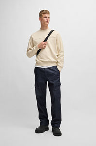 Sudaderas sueltas bordadas con patrón 3D de poliéster de algodón pesado, sudaderas holgadas con estampado personalizado de tamaño adulto, sudaderas ajustadas para hombres - Product Image 4