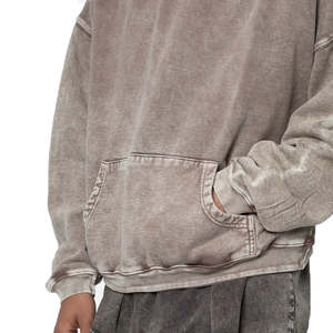 Sudaderas con Capucha para Hombre con Estilo Vintage y Lavado Ácido, que Ofrecen Comodidad, Estilo y un Toque Urbano para Hombres Modernos - Product Image 2