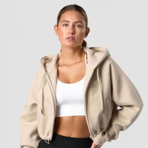 Sweat à capuche unisexe en coton doux 100% - Coupe courte - Style décontracté - Confortable - À porter tous les jours - Broderie automnale - Product Image 4