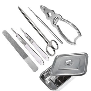 Outils de podologie pour les soins des pieds, pédicure, acier inoxydable, professionnels, durables, ouverture large, lame courbée, coupe-ongles manuel - Product Image 1