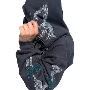 Conception personnalisée Sweats à capuche avec fermeture éclair intégraux personnalisés Vêtements décontractés Chauds Sweats à capuche avec fermeture éclair intégraux pour hommes - Product Image 2