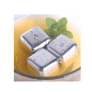 เครื่องแช่ไวน์ทำจากสเตนเลสสตีลลูกบอลน้ำแข็งสีเงิน38มม. อุปกรณ์เสริมสำหรับบ้านที่คีบก้อนน้ำแข็งแบบกำหนดเอง - Product Image 4