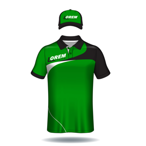 Tissu spandex solide à séchage rapide pour hommes Golf pour polo Performance Pull en jersey à manches courtes en coupe normale - Product Image 5
