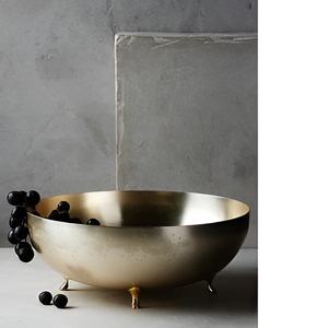 ชามทองเหลืองสำหรับตกแต่งโต๊ะทำจากทองเหลืองสไตล์วินเทจไม่เหมือนใครหรูหราผลิตจากอินเดีย - Product Image 5