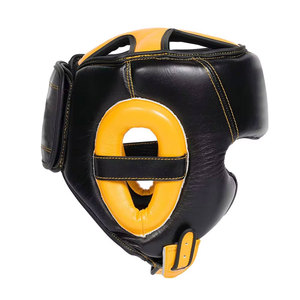 Professional Boxing <b>Training</b> PU Leather <b>Head</b> Guard Muay Thai Kickboxing Customize logo Printed <b>Training</b> <b>Head</b> Guard - Product Image 2
