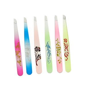 Pinzas de acero inoxidable al por mayor, las mejores pinzas para cejas, disponibles a precios de mayorista, pinzas para cejas inclinadas - Product Image 5