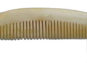 Peigne écologique et élégant en os de chameau de buffle Utilisation à domicile Taille personnalisable Poignée en corne Caractéristiques Conception de logo naturel Coiffure - Product Image 2