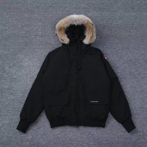 1.1 Style classique haute demande vêtements d'extérieur chauds manteau coupe-vent chaud réel fourrure de Coyote hiver hommes canadien Wnd Parka duvet d'oie - Product Image 5