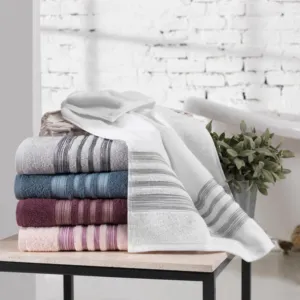 High Quality Organic Cotton Bath Towels Custom Design Soft Absorbent Comfortable Sustainable Ecological