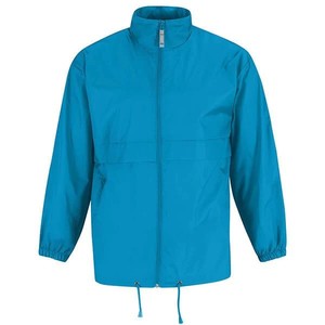 Vente en gros 2025 vestes coupe-vent d'hiver amples légères surdimensionnées personnalisées à fermeture éclair de couleur bleue unie OEM - Product Image 4