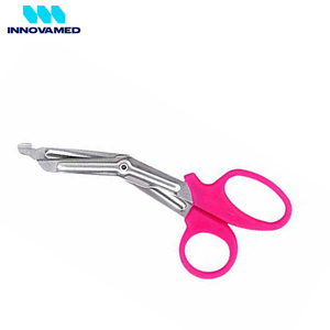 Nouveauté Ciseaux chirurgicaux EMT pour traumatismes de couleur rose avec poignée de bonne qualité à prix raisonnable par INNOVAMED - Product Image 5