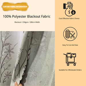 Tessuto per Tende a Prezzo di Fabbrica, Nuovo Design in Poliestere Oscurante, Fornitore all'Ingrosso per Produttori di Tende - Product Image 3