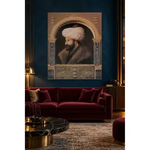 Fida Zonaro - Retrato del sultán Mehmed el conquistador, impresión en lienzo - Product Image 2