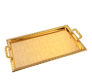 Bandeja o plato para servir de diseñador atractivo de Oriente Medio, bandeja para servir de catering de Decoración de mesa para fiestas de bodas al precio más bajo - Product Image 2