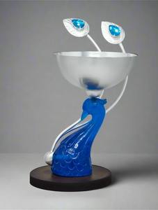 Bol décoratif élégant fait à la main, pièce maîtresse pour le salon, la table à manger, la cuisine ou le bureau, accent pour la maison - Product Image 3