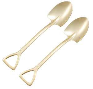 Pala de postre de latón, cuchara, precio al por mayor, pala puntiaguda Rectangular, cuchara para hielo de grano de caramelo, hogar, cocina, bar, fiesta - Product Image 4