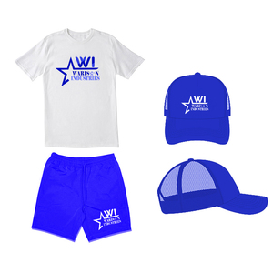 New Design Casual Style Summer Two Piece Sets for Men 100% Cotton Solid Pattern <b>Screen</b> Printed Logo Wholesale Price - Product Image 5