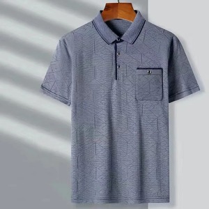 สมาร์ทลําลองผู้ชายฤดูร้อนผ้าฝ้ายลายเสื้อโปโลชายเสื้อผ้าใหม่Streetwear Breathable Basicแฟชั่นแขนสั้นเสื้อหลวม - Product Image 3