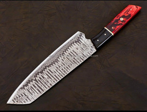 Couteau utilitaire professionnel en acier inoxydable fait à la main, manche en bois de rose, faible MOQ, utilisation en cuisine, vente en gros, couteau de chef, artisanat en acier - Product Image 2