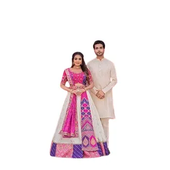 Trending Stijlvolle Fancy Lengha Designer Trouwkleding Ruwe Zijden Dori En Pailletten Borduurwerk Lehenga Choli Collectie