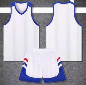 Mens Basketball Uniform Set Printed Sublimated Reversible Jerseys Shorts Breathable Lightweight Design for Teamwear School - Product Image 1