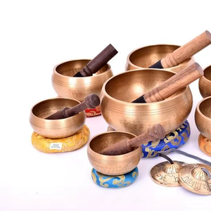 ชามทองเหลืองขนาดใหญ่เหมาะสำหรับการบำบัดด้วยเสียงผ่อนคลายการฝึกโยคะและการปรับสมดุลพลังงาน - Product Image 1