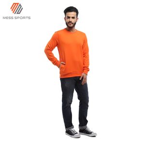 Latest Product 2024 MESS SPORTS Fashion Design Solid 100% Cotton Fleece <b>Pullover</b> Sweatshirt Custom Your Own Logo Special <b>for</b> <b>Men</b> - Product Image 4