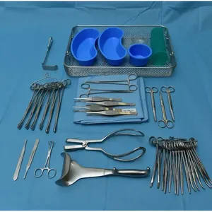 Ensemble d'instruments chirurgicaux abdominaux en acier inoxydable certifié CE ISO, durée de conservation de 10 ans - Product Image 2