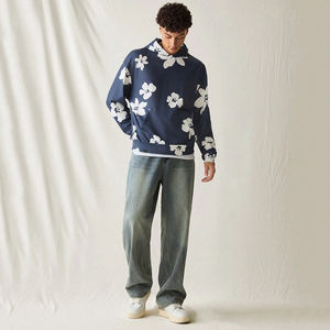 Men Everyday Casual Pattern Knitted Long Sleeve Hoodies, Autumn Winter Wear Streetwear Oversized <b>Hip</b> Hop Fashion Men Sweatshirts - Product Image 6