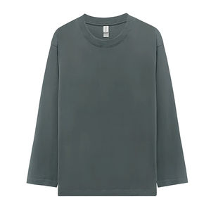 Proveedor OEM/ODM, Fábrica, Venta al por Mayor, Camisetas de Manga Larga para Hombre, Impresión de Logotipo Personalizado, 100% Algodón, Corte Holgado, Ecológico - Product Image 3