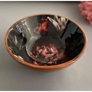 Bol à salade en bois avec cuillères vaisselle hôtel Ware Restaurant vaisselle bol à mélanger les aliments bol de nourriture de qualité supérieure - Product Image 6