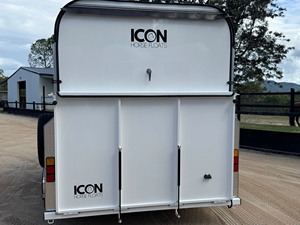 Nouvelle remorque pour chevaux 2026 à chargement oblique pour 2 chevaux, 3500 kg, en aluminium, pour chevaux à baie large, remorque équine à vendre ICON 2HAL-L860 RN - Product Image 4