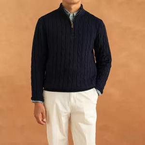 Suéter Clásico Casual de Invierno para Hombre Starlit Apparels, 100% Algodón, Secado Rápido, Transpirable, Corte Holgado, Antiencogimiento, Bordado - Product Image 6