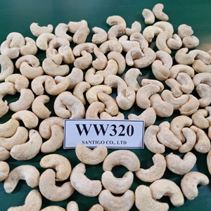 ถั่วเม็ดมะม่วงหิมพานต์ W320แซนติโกเวียดนาม W320เคอร์เนล Kaju badam ขายตามสั่งผู้ผลิตที่เชื่อถือได้ - Product Image 1