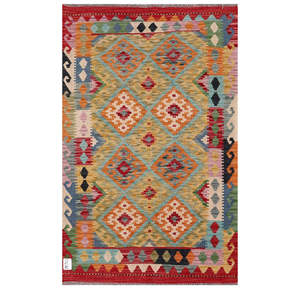 พรมกิลิม ไมมาณา อัฟกานิสถาน ขนาด 155 x 100 ซม. ชุดพรมปูพื้น - Product Image 1