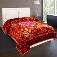 Couverture en polaire imprimée, super douce, agréable pour la peau, double couche, 100% polyester, écologique, pour l'hiver