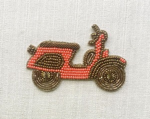 High Quality Handmade Beaded Mushroom Embroidery Charm & <b>Keyring</b> Zari Beads Full Color Printing Personalization-IQRA CREATION - Product Image 2