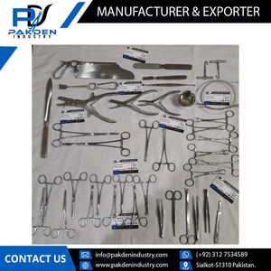 Meilleur prix de gros, logo personnalisé, ensemble d'instruments chirurgicaux manuels en acier réutilisables pour amputation, PKDEN INDUSTRY, garantie 1 an - Product Image 2