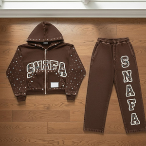 Nueva Llegada, Chándales de Invierno con Capucha de Alta Calidad, Ropa de Invierno, Chándal para Hombre, Precio Ajustable, Chándales con Pedrería para Hombre - Product Image 1