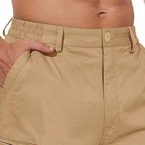 Shorts en coton pour hommes et vêtements décontractés de différentes couleurs Streetwear Shorts tricotés à la couleur unie - Product Image 3