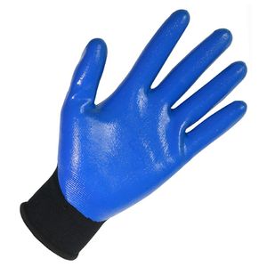 Gants de travail MaxiTough en nitrile 13G, <span class=keywords><strong>coque</strong></span> en <span class=keywords><strong>polyester</strong></span>, revêtement lisse en nitrile, protection de sécurité, gants de travail personnalisés pour l'exploitation minière, le jardinage - Product Image 4