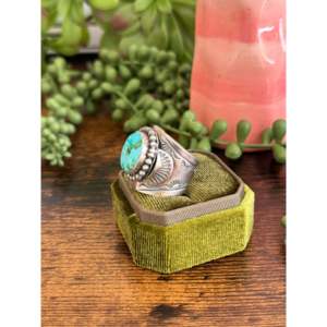 Boyd Ashley Sonoran Mountain <b>Turquoise</b> Sterling Silver <b>Ring</b> Size 10 - Product Image 4